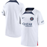 Paris Saint-Germain Strike Short Sleeve Top - White - Kids - Kit Captain