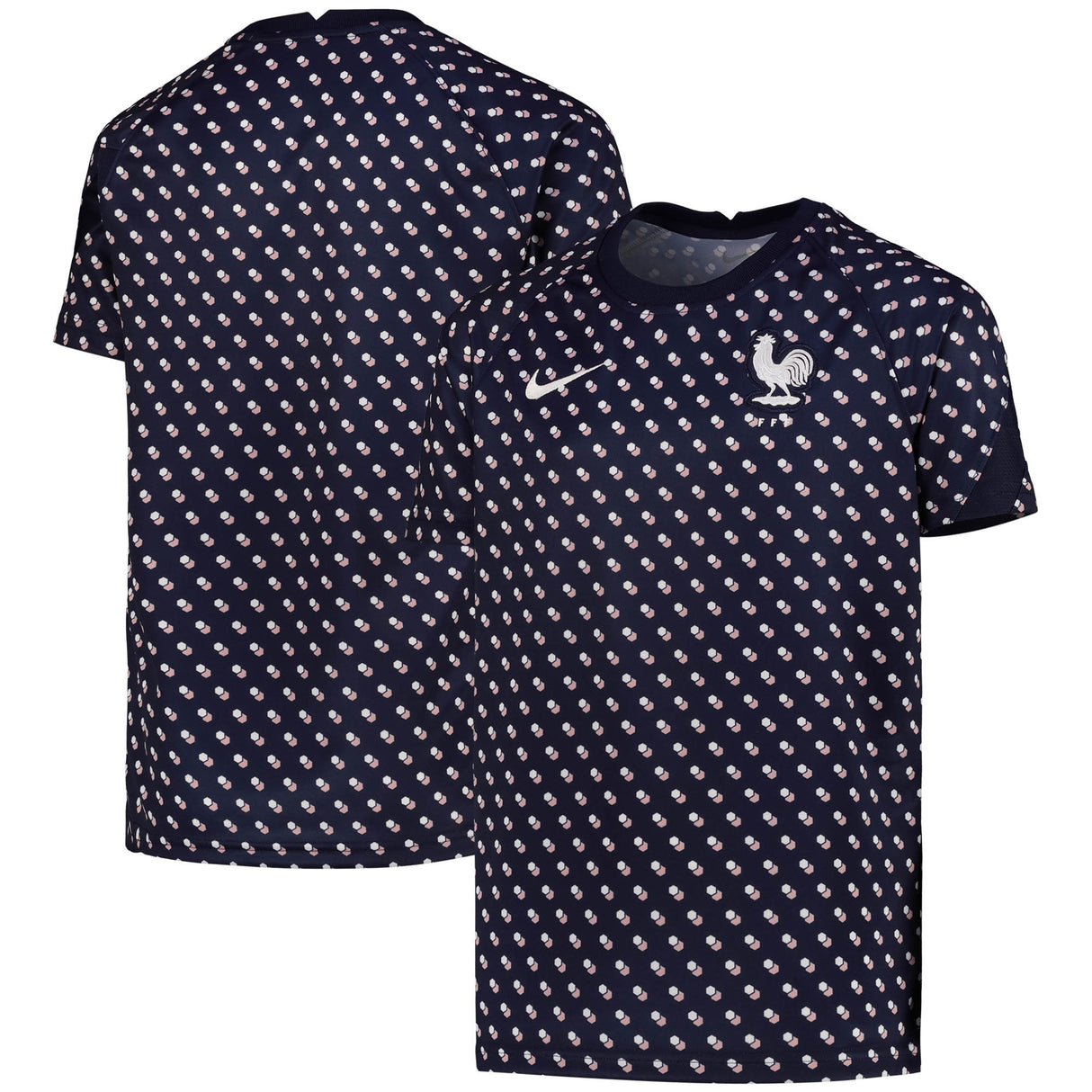 Maglia Pre-Partita Francia - Blu Scuro - Bambini