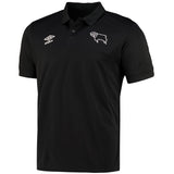 Derby County Poly Polo - Black - Kit Captain