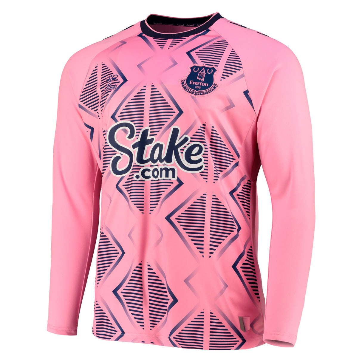 Everton Away Shirt 2022-23 - Long Sleeve - Kit Captain