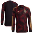 Germany Away Authentic Shirt 2022 - Long Sleeve - Kit Captain