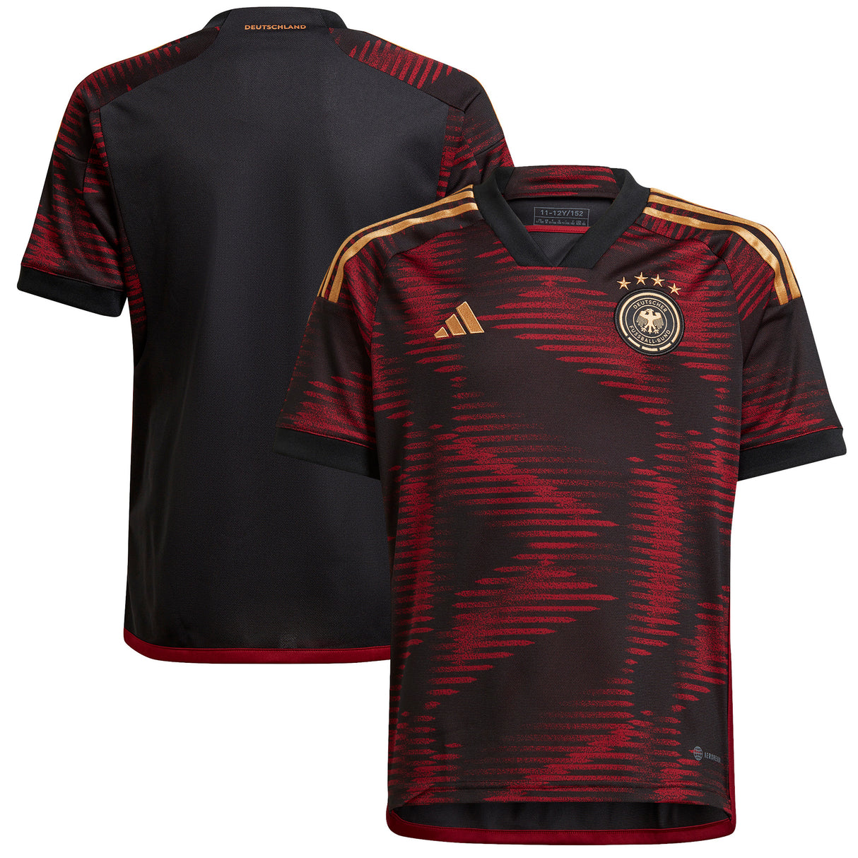 Germany Away Shirt 2022 - Kids - Kit Captain