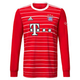 FC Bayern Home Shirt 2022-23 - Kids - Long Sleeve with Musiala 42 printing - Kit Captain