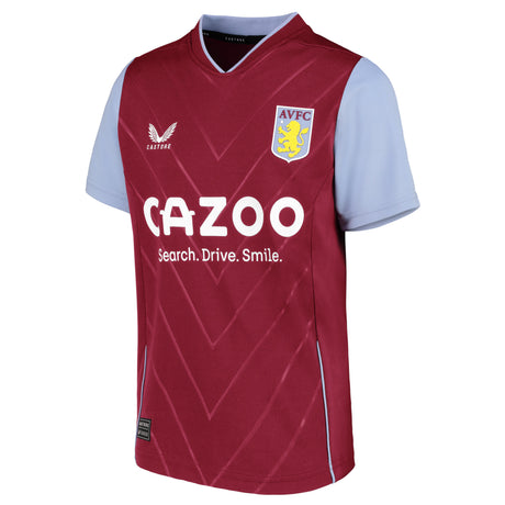 Aston Villa Home Shirt 2022-23 - Kids - Kit Captain