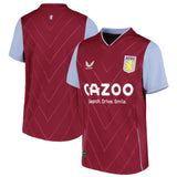 Aston Villa Home Shirt 2022-23 - Kids - Kit Captain