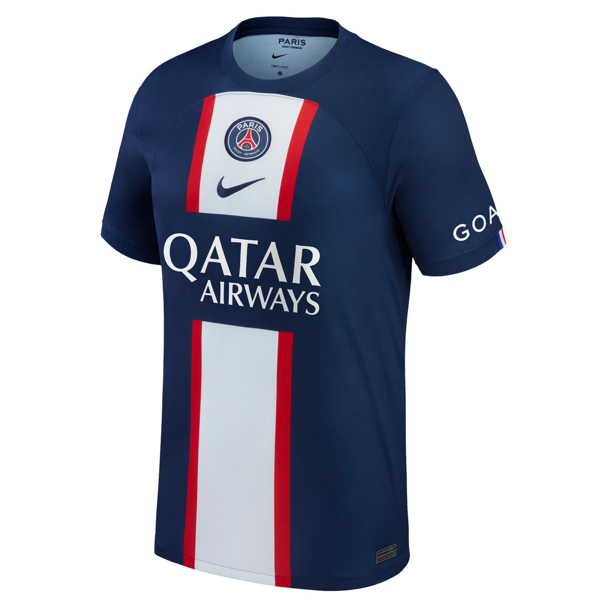 Paris Saint-Germain Home Stadium Shirt 2022-23 with N.Mendes 25 printing - Kit Captain