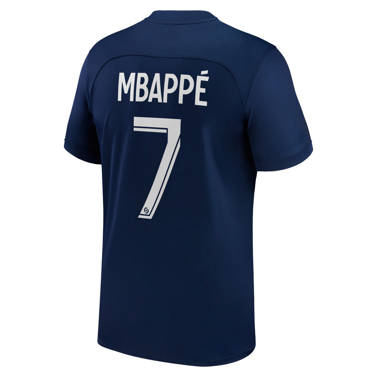 Paris Saint-Germain Home Stadium Shirt 2022-23 with Mbappé 7 printing - Kit Captain