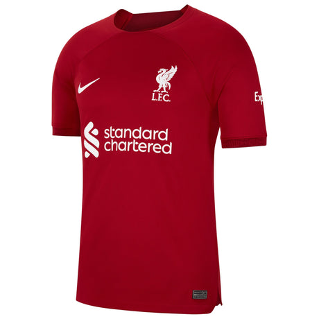 Liverpool Home Stadium Shirt 2022-23 with Milner 7 printing - Kit Captain