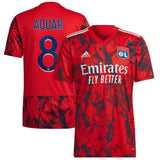 Olympique Lyon Away Shirt 2022-23 - Kids with Aouar 8 printing