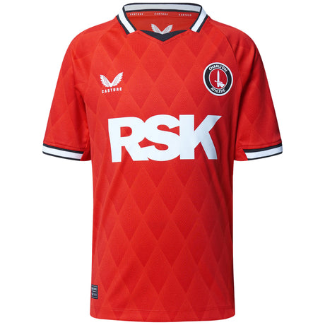 Charlton Athletic Home Shirt 2022-23 - Kids - Kit Captain