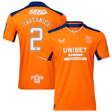 Glasgow Rangers Third Shirt 2022-23 with Tavernier 2 printing - Kit Captain