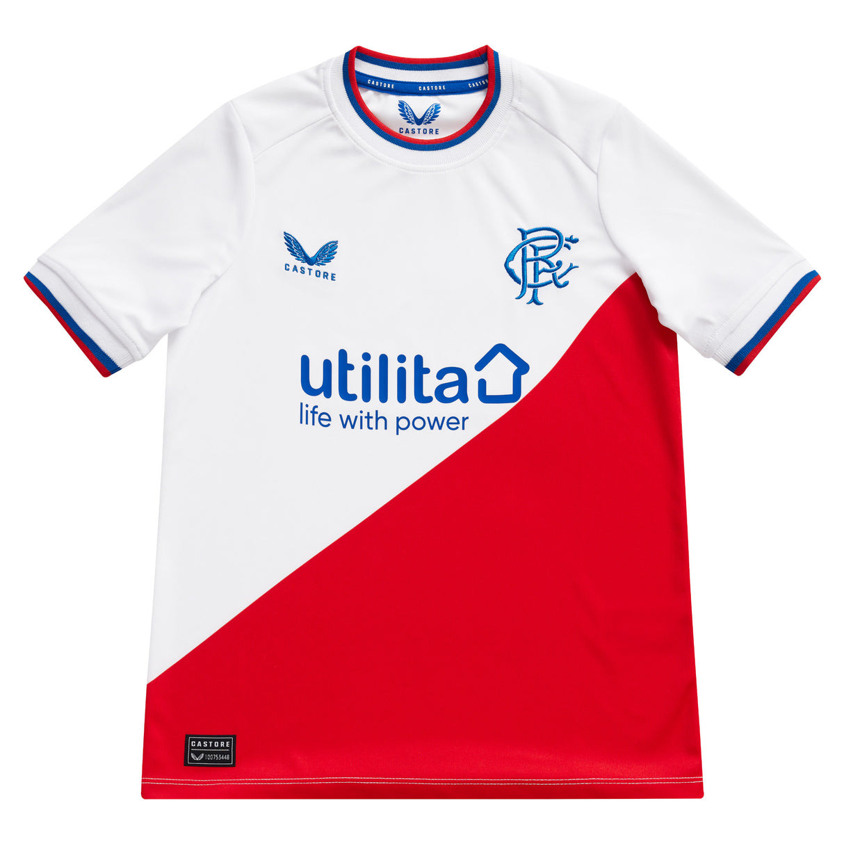 Glasgow Rangers Away Shirt 2022-23 - Kids with Lundstram 4 printing - Kit Captain