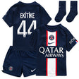 Paris Saint-Germain Home Stadium Kit 2022-23 - Infants with Ekitike 44 printing - Kit Captain