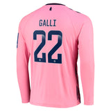 Everton WSL Away Shirt 2022-23 - Long Sleeve with Galli 22 printing - Kit Captain