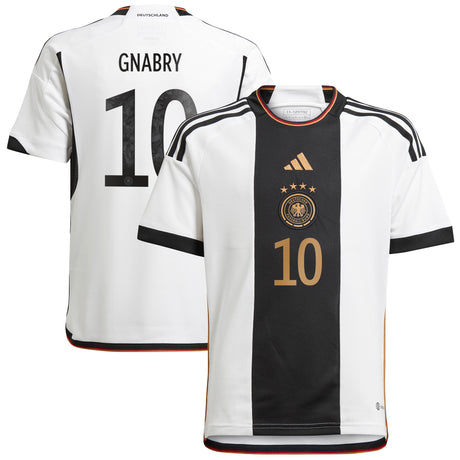 Germany Home Shirt - Kids with Gnabry 10 printing - Kit Captain