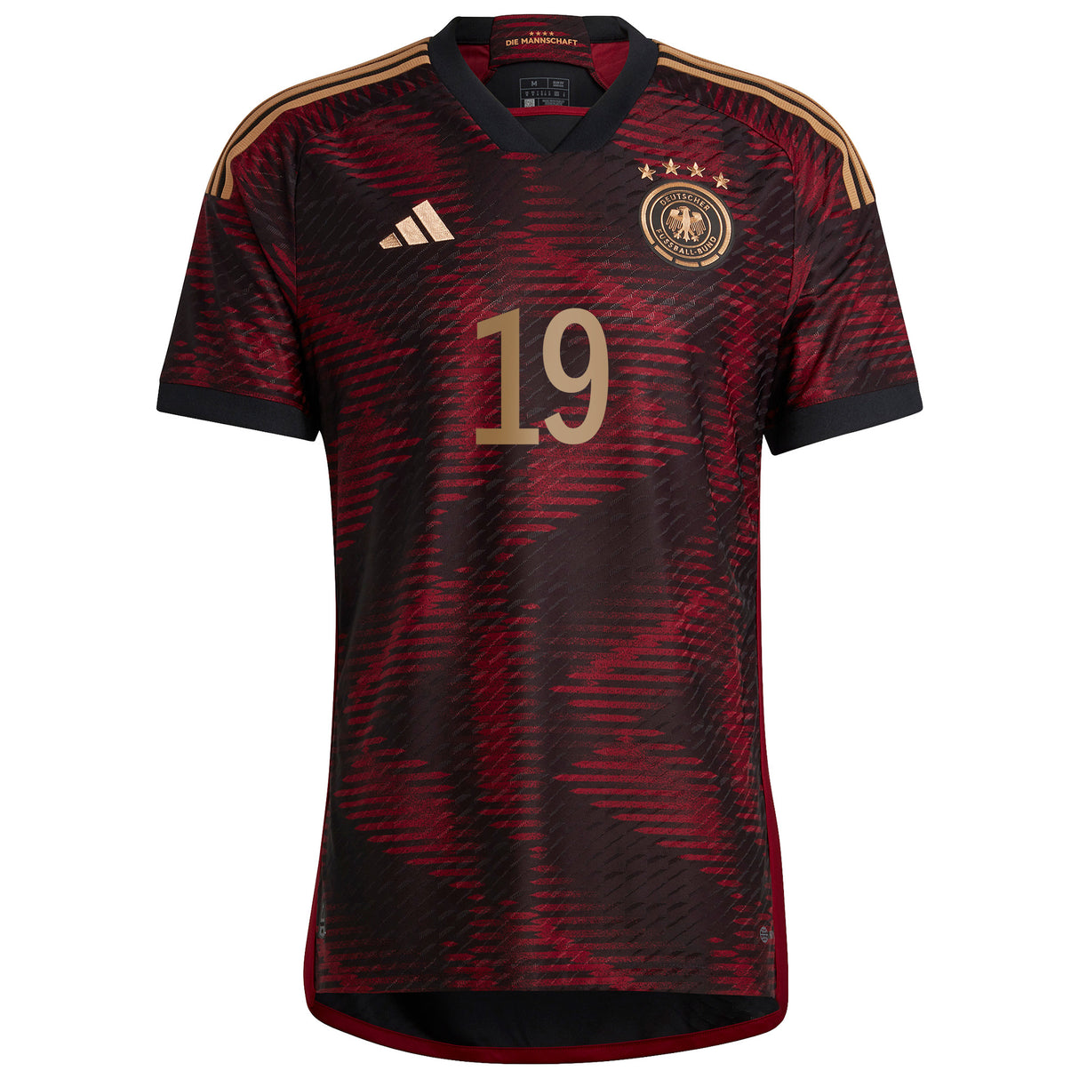 Germany Away Authentic Shirt with Sané 19 printing - Kit Captain