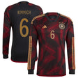 Germany Away Shirt - Long Sleeve with Kimmich 6 printing - Kit Captain