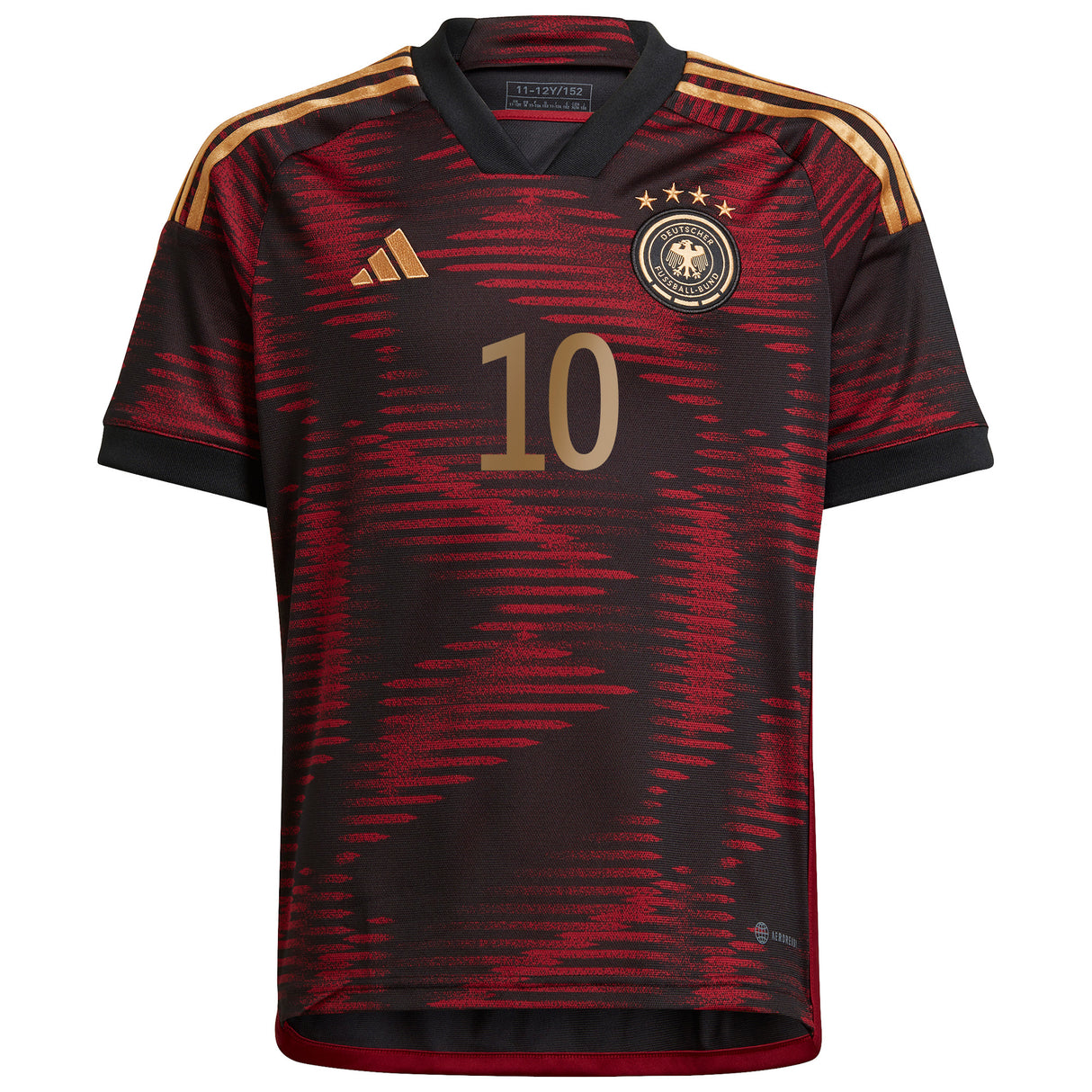 Germany Away Shirt - Kids with Gnabry 10 printing - Kit Captain