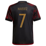 Germany Away Shirt - Kids with Havertz 7 printing - Kit Captain