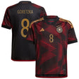 Germany Away Shirt - Kids with Goretzka 8 printing - Kit Captain