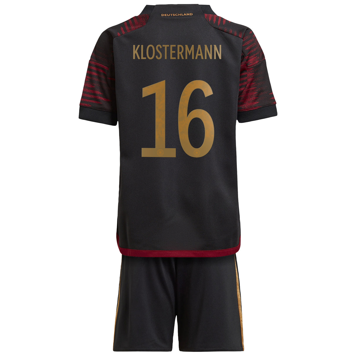 Germany Away Minikit with Klostermann 16 printing - Kit Captain