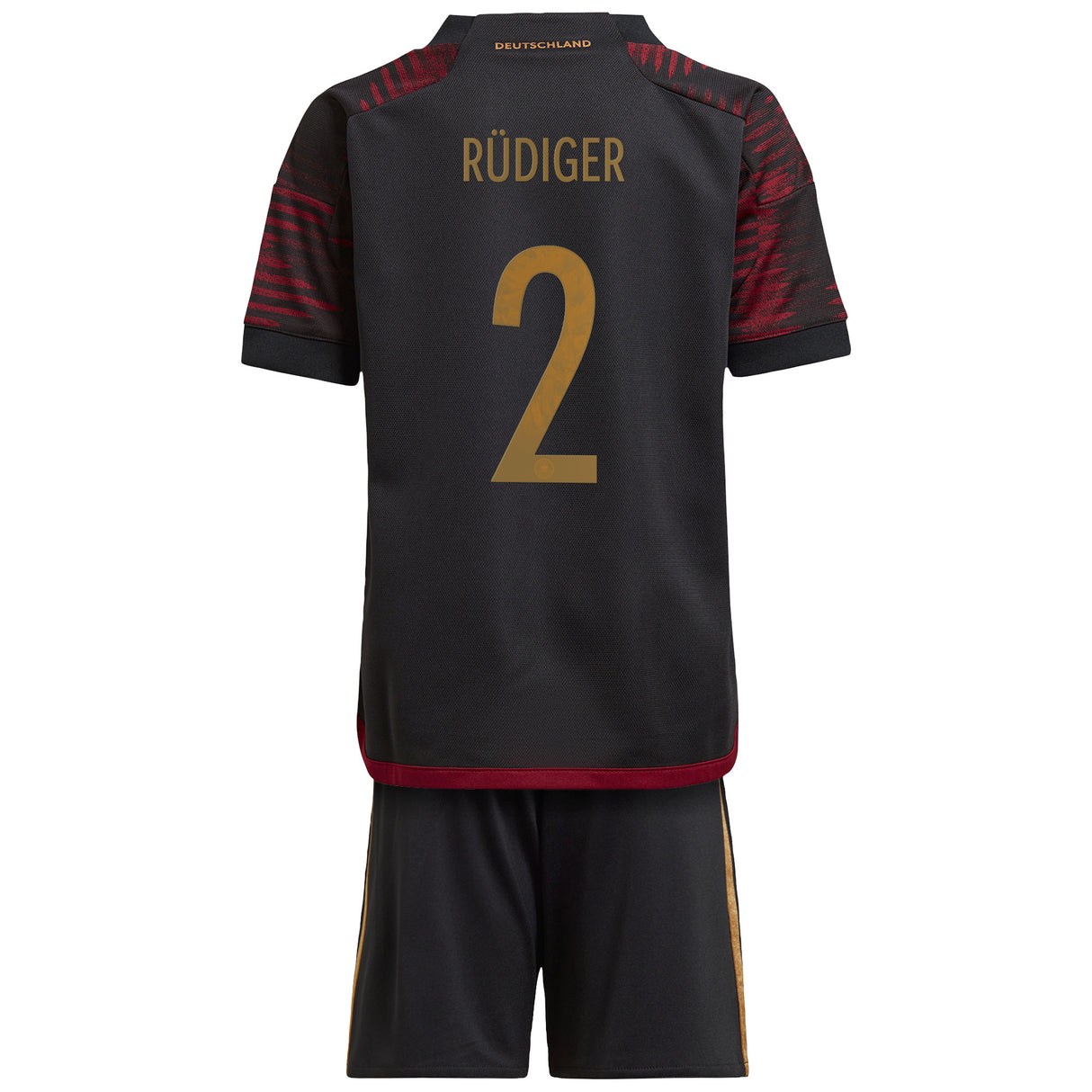 Germany Away Minikit with Rüdiger 2 printing - Kit Captain