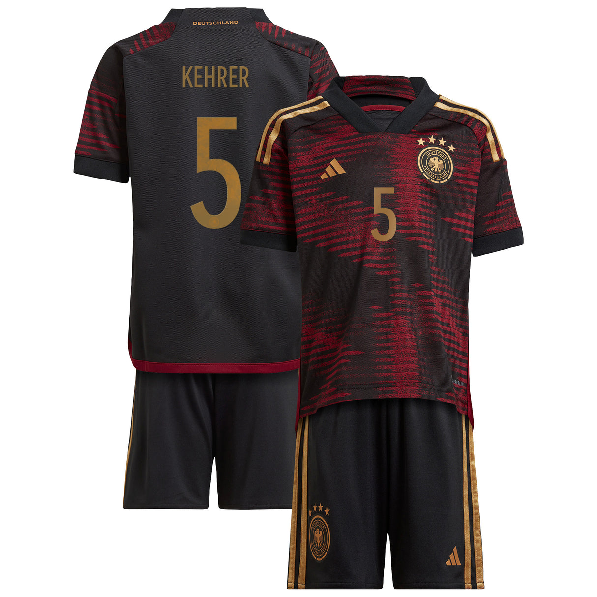 Germany Away Minikit with Kehrer 5 printing - Kit Captain