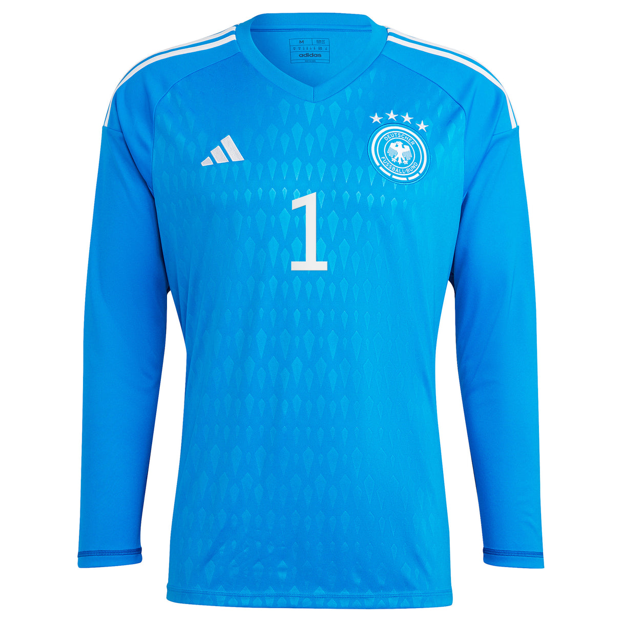 DFB Goalkeeper Shirt - Long Sleeve with Neuer 1 printing - Kit Captain