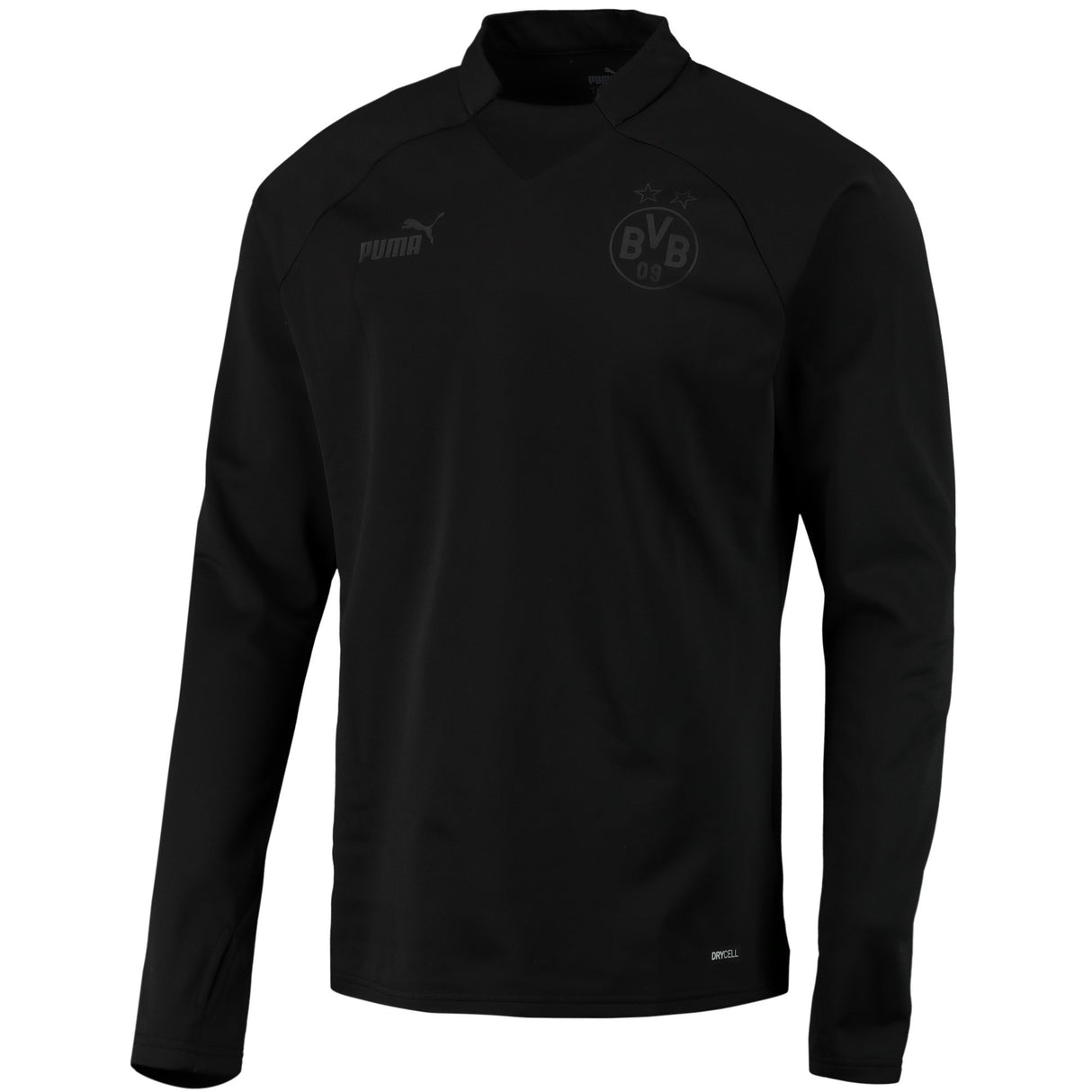 Borussia Dortmund Prematch Sweat Top - Black - Kit Captain