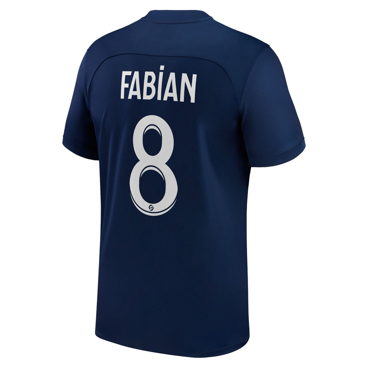 Paris Saint-Germain Home Stadium Shirt 2022-23 with Fabian 8 printing - Kit Captain