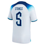 England Home Stadium Shirt 2022 - Kids with Stones 5 printing - Kit Captain