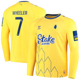 Everton WSL Third Shirt 2022-23 - Long Sleeve with Wheeler 7 printing - Kit Captain