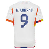 Belgium Away Shirt - Kids with Lukaku 9 printing - Kit Captain