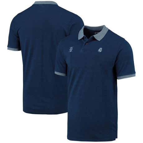 Real Madrid Polo Shirt - Blue - Mens - Kit Captain