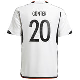 Germany Home Shirt 2022 - Kids with Günter 20 printing - Kit Captain