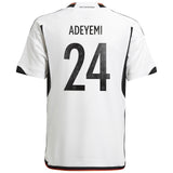 Germany Home Shirt 2022 - Kids with Adeyemi 24 printing - Kit Captain