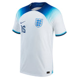 England Home Match Shirt 2022 with Dier 15 printing - Kit Captain