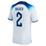 England Home Stadium Shirt 2022 - Kids with Walker 2 printing - Kit Captain