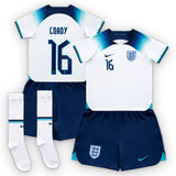 England Home Stadium Kit 2022 - Little Kids with Coady 16 printing - Kit Captain