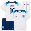 England Home Stadium Kit 2022 - Infants with Coady 16 printing - Kit Captain