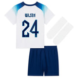 England Home Stadium Kit 2022 - Infants with Wilson 24 printing - Kit Captain