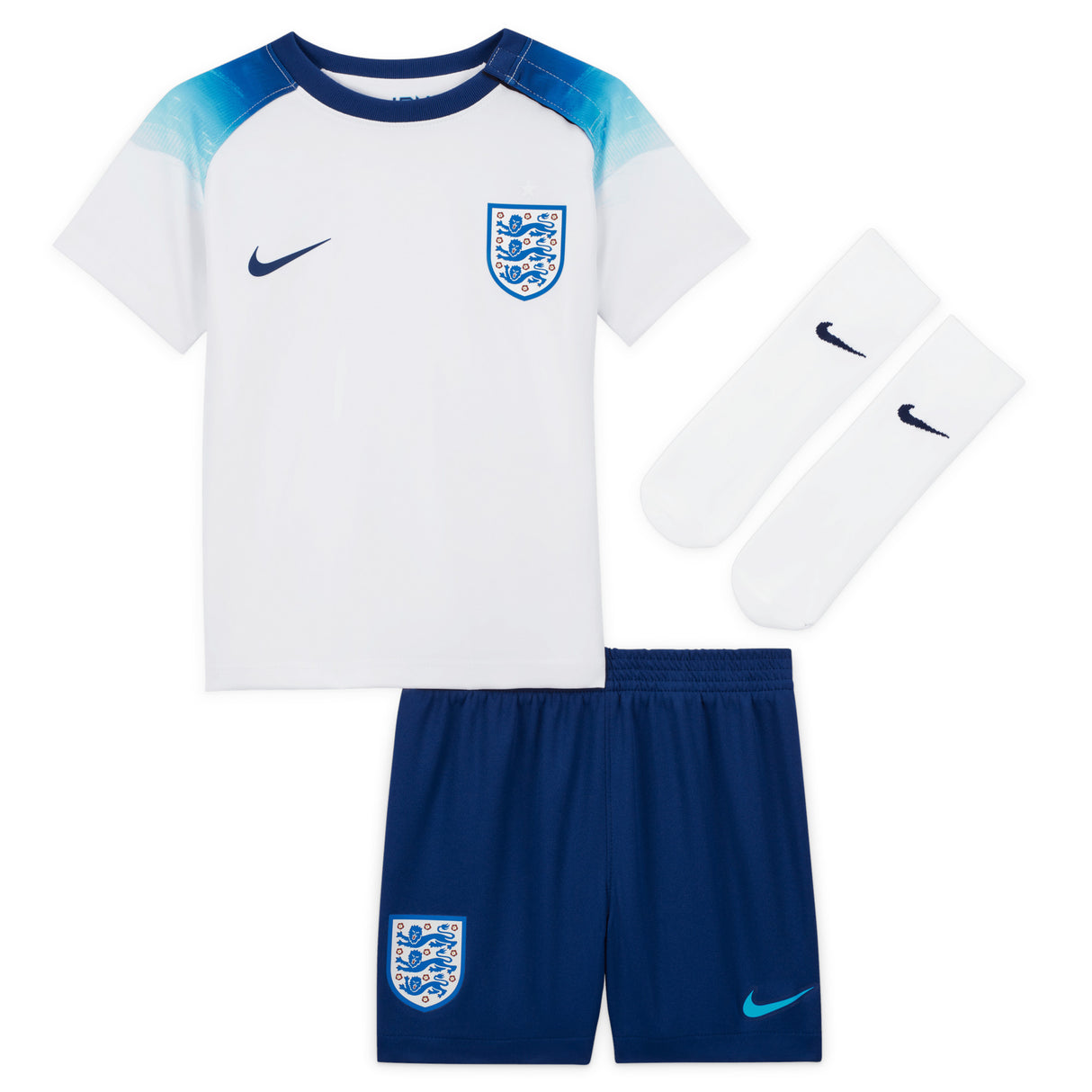 England Home Stadium Kit 2022 - Infants with Trippier 12 printing - Kit Captain