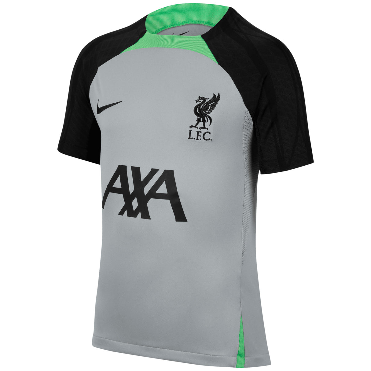 Liverpool Nike Strike Short Sleeve Top - Grey - Kids - Kit Captain