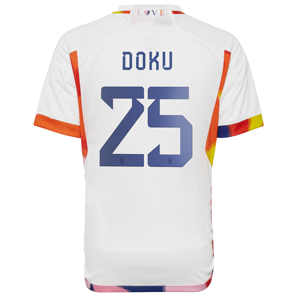 Belgium Away Shirt 2022 - Kids with Doku 25 printing - Kit Captain