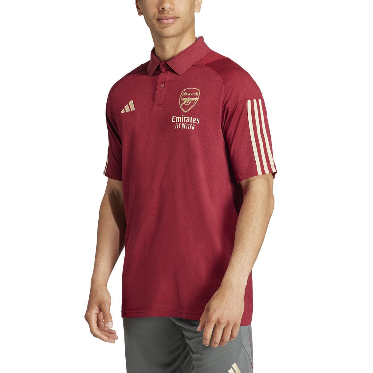 Arsenal adidas Training Polo - Red - Kit Captain