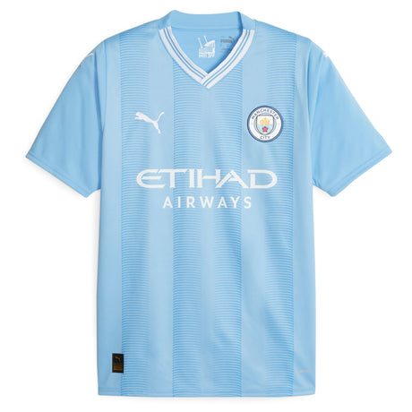 Manchester City Puma Home Shirt 2023-24 - Kit Captain