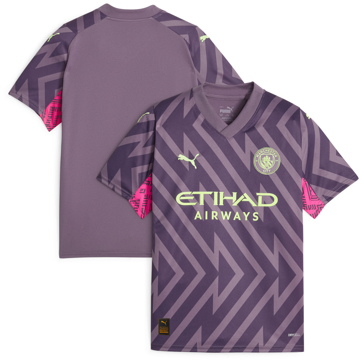 Manchester City Puma Goalkeeper Shirt 2023-24 - Kids - Kit Captain