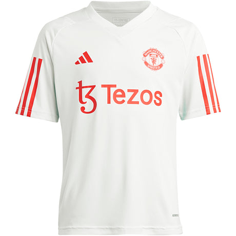 Manchester United adidas Training Jersey - White - Kids - Kit Captain