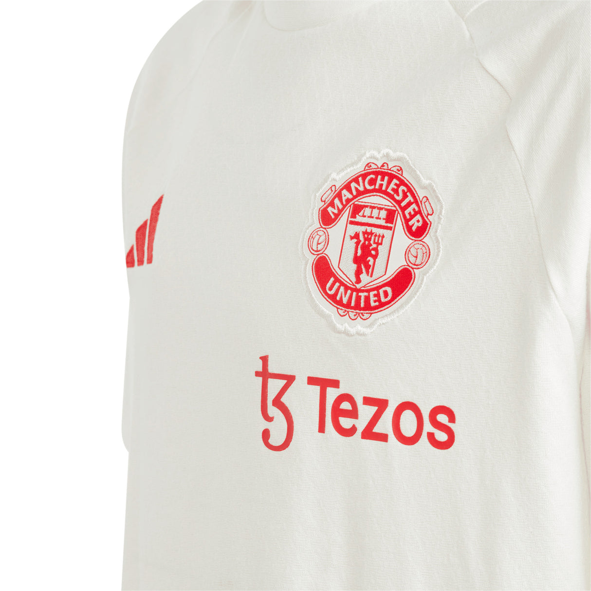 Manchester United adidas Training T-Shirt - White - Kids - Kit Captain