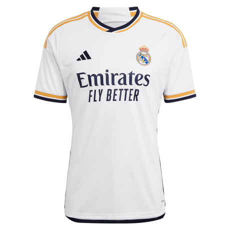 Real Madrid adidas Home Shirt 2023-24 with Kroos 8 printing - Kit Captain